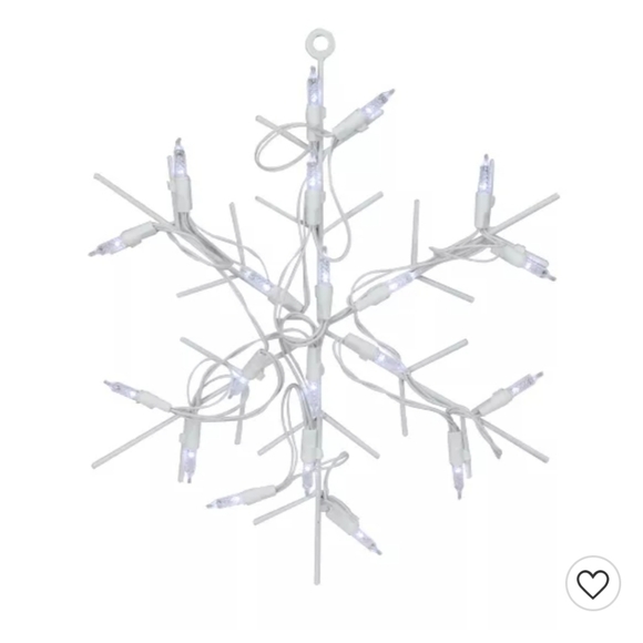 Northlight 13" White and Clear LED Lighted - Picture 1 of 4